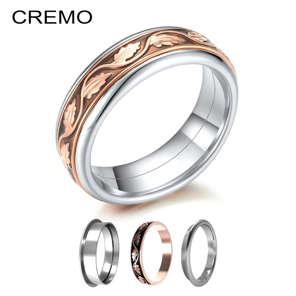 Женские аксессуары Cremo винтажные Сменные штабелируемые кольца и из нержавеющей