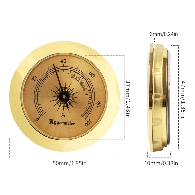 43MM Mini Household Guitar Case Cigar Hygrometer Cigar Hygrometer High Precision Moisture Meter Tobacco Humidor
43MM Mini Household Guitar Case Cigar Hygrometer Cigar Hygrometer High Precision Moisture Meter Tobacco Humidor