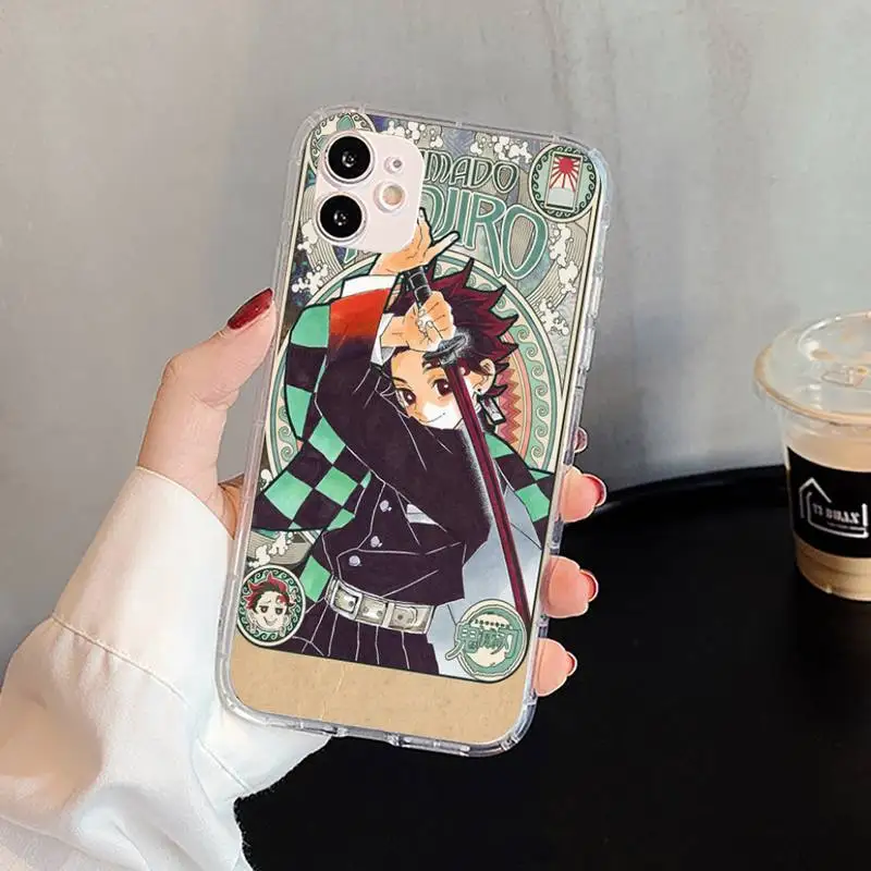 Fashion Anime Demon Slayer Phone Case For iphone 5s 6 7 8 11 12 plus xsmax xr pro mini se Transparent Cover Fundas Coque
Fashion Anime Demon Slayer Phone Case For iphone 5s 6 7 8 11 12 plus xsmax xr pro mini se Transparent Cover Fundas Coque
