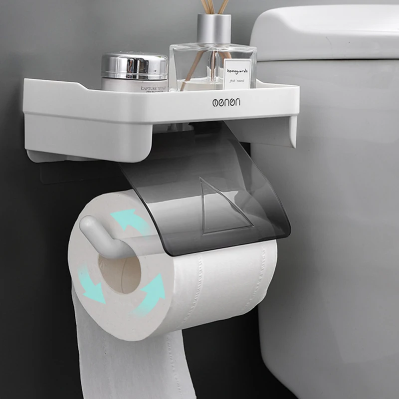 Bathroom Wall-mounted Roll Paper Storage Rack Multi-function Toiletries Shelves Kitchen Toilet Paper Dual-purpose Holder Fixture
Bathroom Wall-mounted Roll Paper Storage Rack Multi-function Toiletries Shelves Kitchen Toilet Paper Dual-purpose Holder Fixture