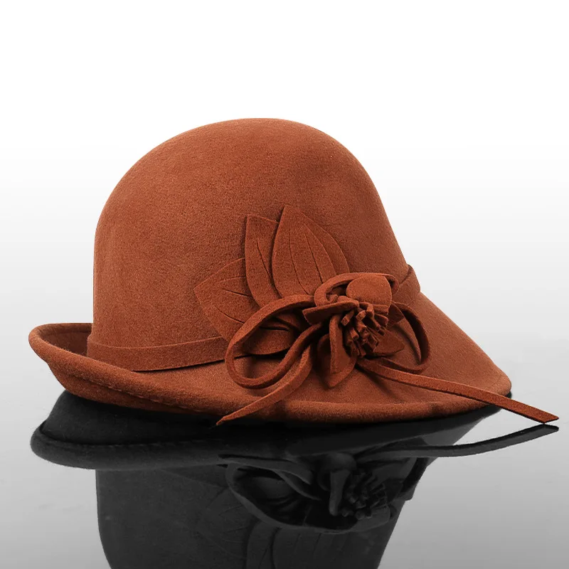 Creative hot-selling ladies hats autumn high-end banquet playful hats winter warm pure wool high-end fashion elegant flower hats
Creative hot-selling ladies hats autumn high-end banquet playful hats winter warm pure wool high-end fashion elegant flower hats