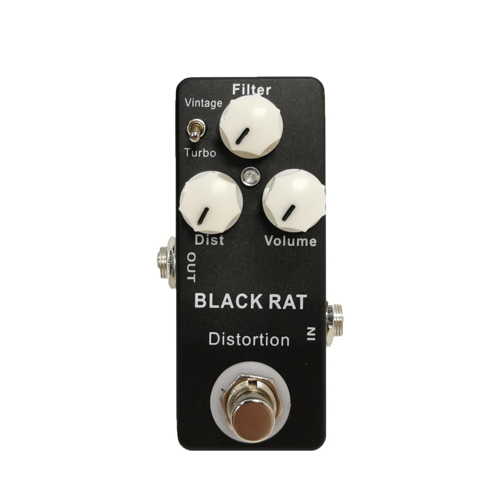 Mosky Black RAT Педаль Эффекта Искажения Классическая гитарная педаль запасные части