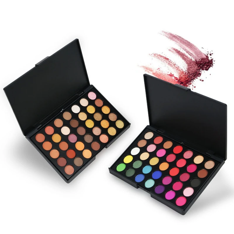 35-color Eyeshadow Palette Shimmer Matte Glitter Eyeshadow Powder Smudge-proof Waterproof Long Lasting Eye Shadow
35-color Eyeshadow Palette Shimmer Matte Glitter Eyeshadow Powder Smudge-proof Waterproof Long Lasting Eye Shadow