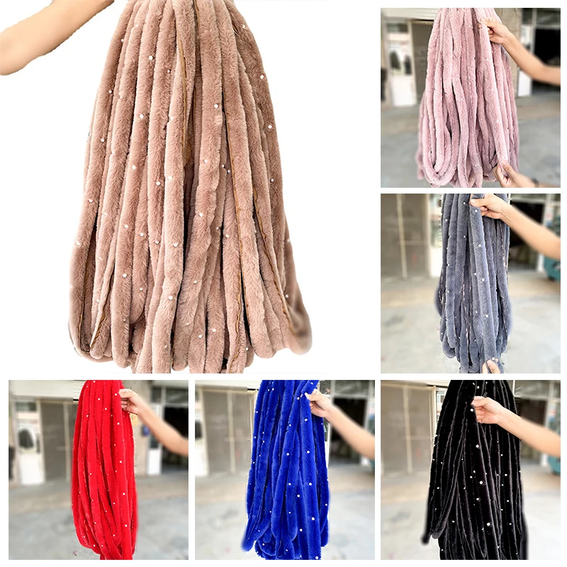 2m Rabbit Fur Pearl Artificial Fur Hat Strips For Fur Collar Sweater Coat Hood Hat Fluffy Garment Materials Clothes Accessor DIY
2m Rabbit Fur Pearl Artificial Fur Hat Strips For Fur Collar Sweater Coat Hood Hat Fluffy Garment Materials Clothes Accessor DIY