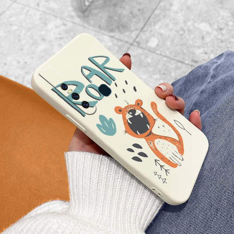 Roar Cat Case For VIVO Y20i Y20 Y20S Y12S Y30 Y33S Y12 Y15 Y17 Y19 Y21 Y21S S1 Pro Y91 Y91i Y93 Y95 Liquid Silicone Phone Cover
Roar Cat Case For VIVO Y20i Y20 Y20S Y12S Y30 Y33S Y12 Y15 Y17 Y19 Y21 Y21S S1 Pro Y91 Y91i Y93 Y95 Liquid Silicone Phone Cover