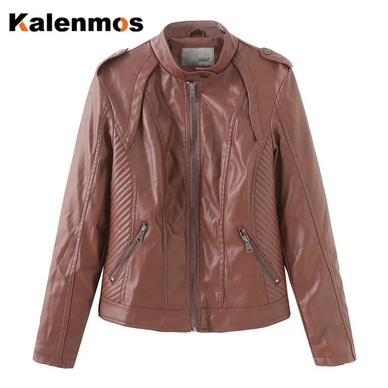 Coat Women Spring Fall PU Leather Jacket Women Moto Biker Punk Gothic Fur Coats Chaqueta Mujer Jackets Francais Korean Japan
Coat Women Spring Fall PU Leather Jacket Women Moto Biker Punk Gothic Fur Coats Chaqueta Mujer Jackets Francais Korean Japan