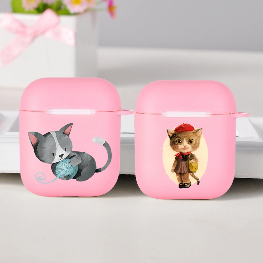 Funny Silicone Cover for Airpods 1/2 Earphone Cartoon Cute Animal Hand Drawn Cat Fundas Airpods Case Air Pods Charging Box Bags
Funny Silicone Cover for Airpods 1/2 Earphone Cartoon Cute Animal Hand Drawn Cat Fundas Airpods Case Air Pods Charging Box Bags