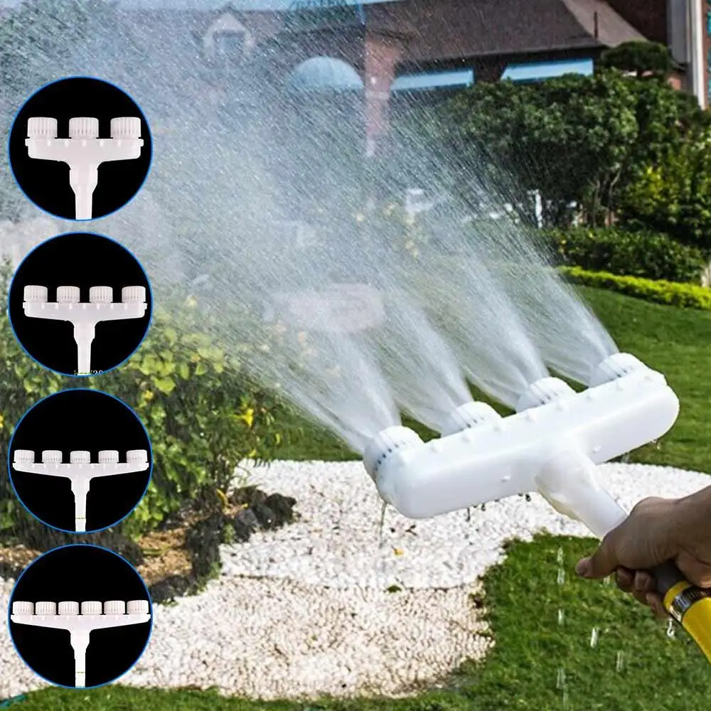 Adjustable Irrigation Nozzle Sprinkler Adapter Garden Spray Nozzle Atomization Multifunction Durable Plastic 5 Heads Seedling
Adjustable Irrigation Nozzle Sprinkler Adapter Garden Spray Nozzle Atomization Multifunction Durable Plastic 5 Heads Seedling
