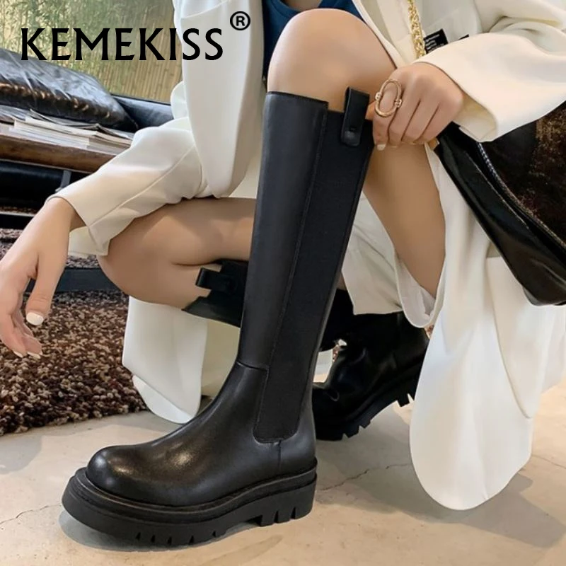 KemeKiss New Knee High Boots Women Real Leather Thick Bottom Women Winter Shoes Fashion Cool Long Boots Ladies Size 34-40
KemeKiss New Knee High Boots Women Real Leather Thick Bottom Women Winter Shoes Fashion Cool Long Boots Ladies Size 34-40