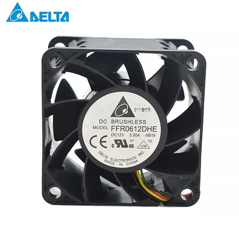 Высокоскоростной осевой вентилятор для Delta 6038 FFR0612DHE DC 12V 3.30A, мощный поток воздуха
Высокоскоростной осевой вентилятор для Delta 6038 FFR0612DHE DC 12V 3.30A, мощный поток воздуха