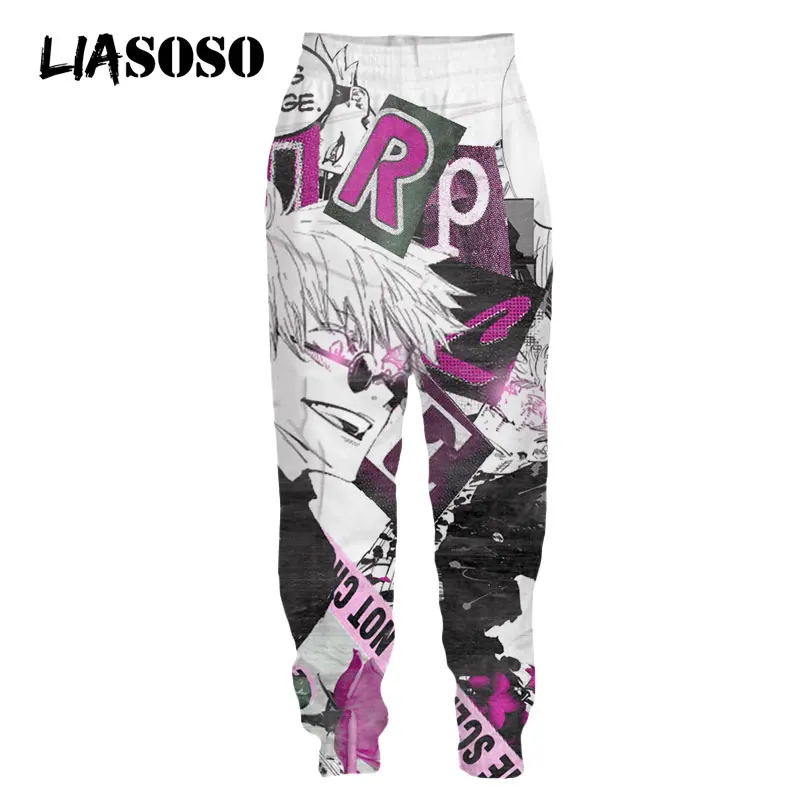 LIASOSO Anime Pant Jujutsu Kaisen Loose Comics Sweatpants Harajuku Streetwear Casual Sweat Pants Joggers Men Women 3D Print Cool
LIASOSO Anime Pant Jujutsu Kaisen Loose Comics Sweatpants Harajuku Streetwear Casual Sweat Pants Joggers Men Women 3D Print Cool