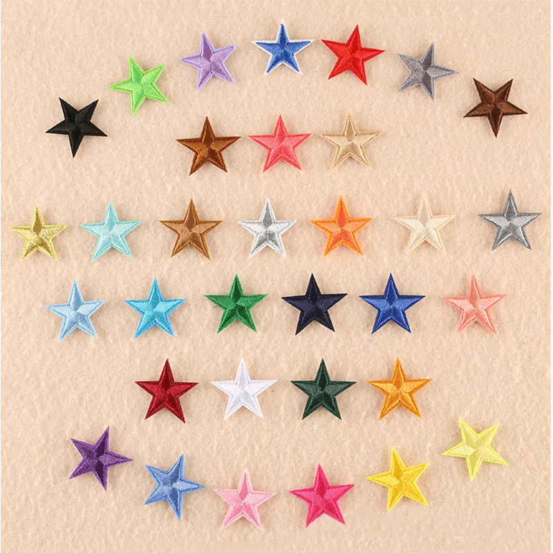1Pc Stars Embroidered Patches Sew Iron on Clothing Gold Silver Red Black Blue Pink for Clothes Appliques Craft Sticker Stripes
1Pc Stars Embroidered Patches Sew Iron on Clothing Gold Silver Red Black Blue Pink for Clothes Appliques Craft Sticker Stripes