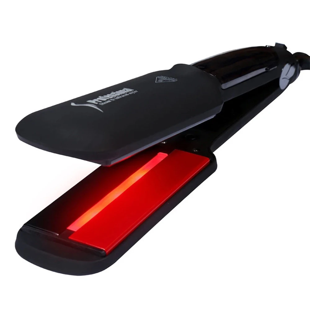 Professional Hair Straightener Infrared Steam Hair Straightener Ceramic Vapor Fast Heating Flat Iron Salon Steampod Iron
Professional Hair Straightener Infrared Steam Hair Straightener Ceramic Vapor Fast Heating Flat Iron Salon Steampod Iron