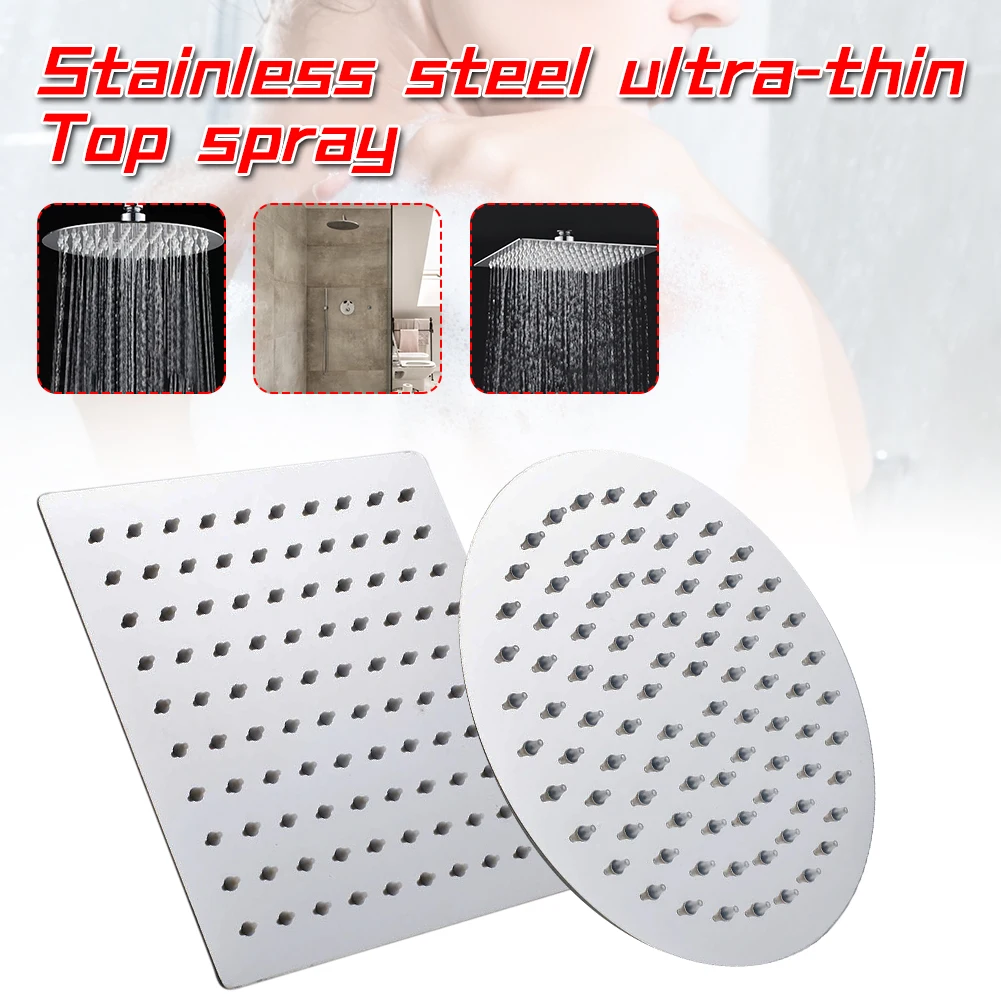 8" High Pressure Shower Head Rain Showerhead Stainless Steel Rotating Shower Head Celiling Wall Mounted Bathroom Shower Set
8" High Pressure Shower Head Rain Showerhead Stainless Steel Rotating Shower Head Celiling Wall Mounted Bathroom Shower Set