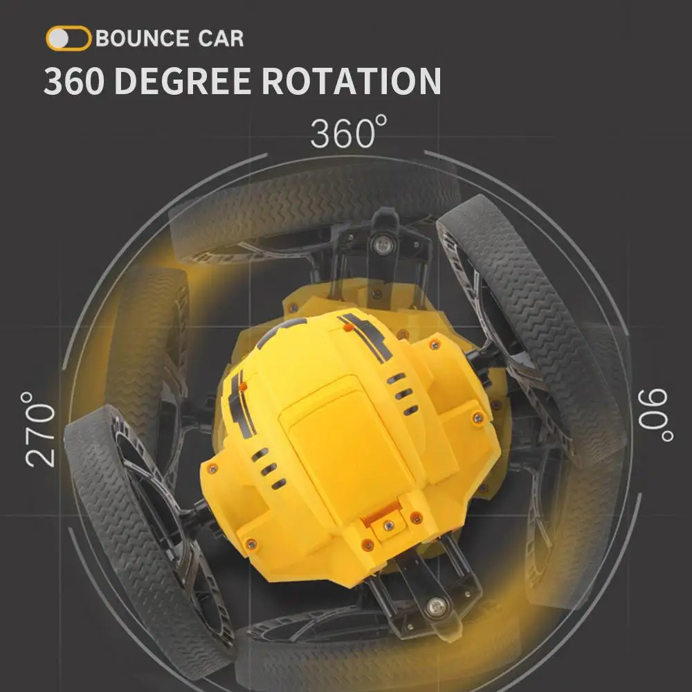 RC Bounce Car 720P Camera WiFi FPV LED Headlight Sound High Speed Video Remote Control Jumping Prank Stunt Toy Smart Racer Kid
RC Bounce Car 720P Camera WiFi FPV LED Headlight Sound High Speed Video Remote Control Jumping Prank Stunt Toy Smart Racer Kid