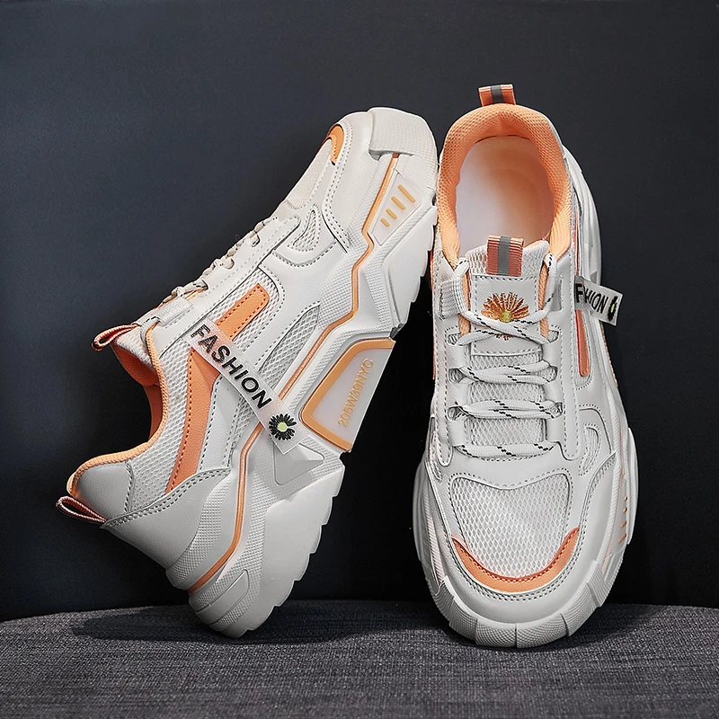 Microfiber Mesh Women Sneakers Casual Shoes Platform Chunky Sneaker Ladies Vulcanized Shoes Woman Ladies Lace Up Trainers Mujer
Microfiber Mesh Women Sneakers Casual Shoes Platform Chunky Sneaker Ladies Vulcanized Shoes Woman Ladies Lace Up Trainers Mujer