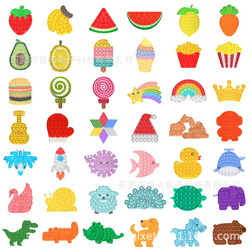 Fruit Animal Simple Popit Fidget Toy Push Bubble Sensory Stress Sensory Toy Relief Funny Anti-Stress Hand Toy for Adult Children
Fruit Animal Simple Popit Fidget Toy Push Bubble Sensory Stress Sensory Toy Relief Funny Anti-Stress Hand Toy for Adult Children