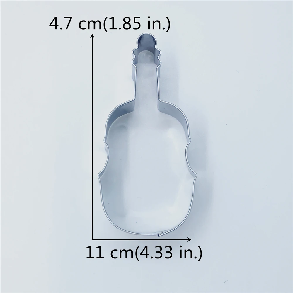 KENIAO Violin Music Cookie Cutter For Birthday Party - 11 x 4.7 CM Biscuit Fondant Cutter - Stainless Steel
KENIAO Violin Music Cookie Cutter For Birthday Party - 11 x 4.7 CM Biscuit Fondant Cutter - Stainless Steel