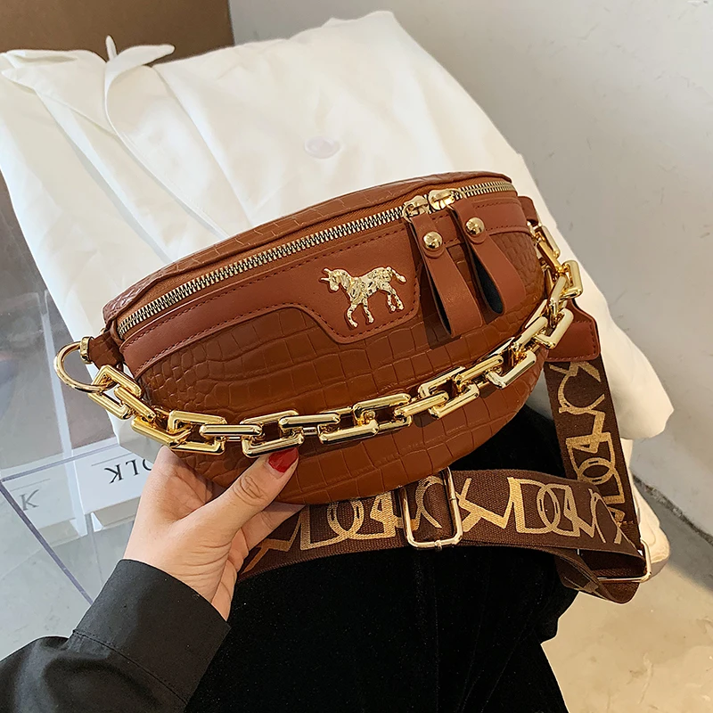 luxury bag woman PU Leather Small Simple Waist Packs For Women 2020 Chest Bags Female Fashion Phone Purses Chain Travel Belt Bag
luxury bag woman PU Leather Small Simple Waist Packs For Women 2020 Chest Bags Female Fashion Phone Purses Chain Travel Belt Bag