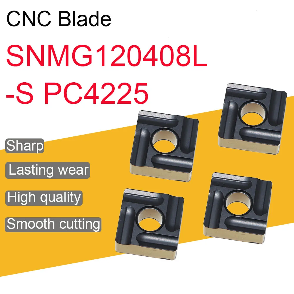 10PCS Original Inserts SNMG120408L-S PC4225 CNC Lathe Cutting Tool External Turning Tools For MSSNR Toolholder
10PCS Original Inserts SNMG120408L-S PC4225 CNC Lathe Cutting Tool External Turning Tools For MSSNR Toolholder