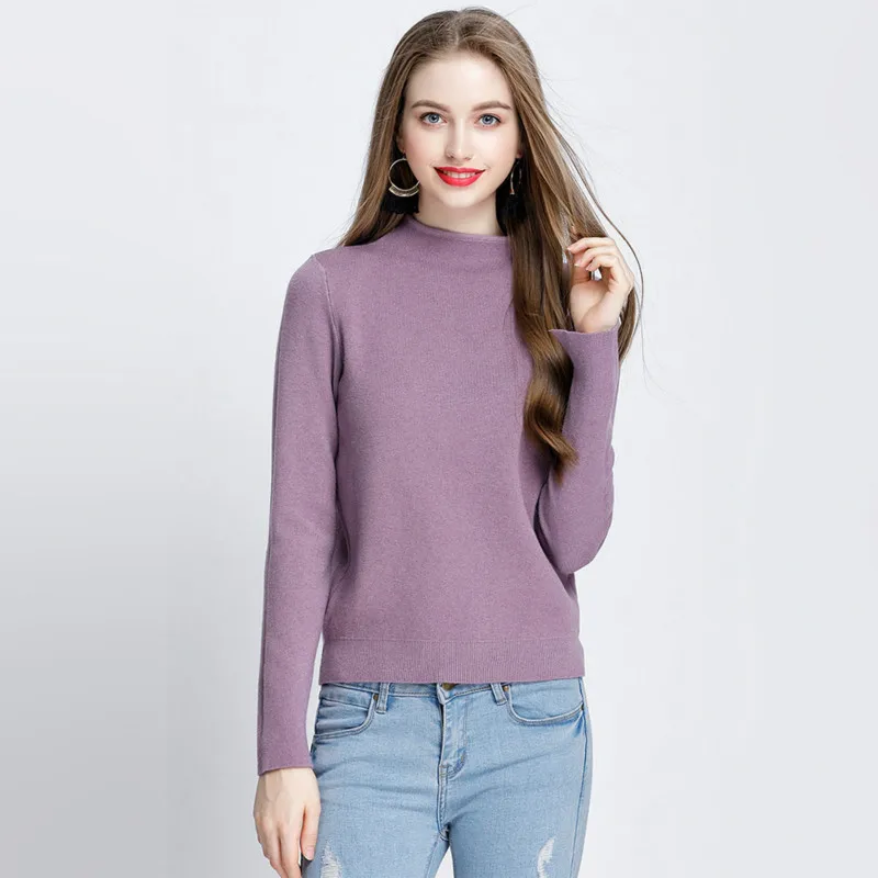 European and American new style best-selling high-quality high-neck long-sleeved sweater fashion trend casual women's sweater
European and American new style best-selling high-quality high-neck long-sleeved sweater fashion trend casual women's sweater