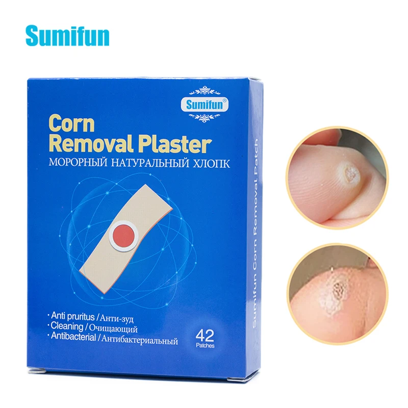 Sumifun 42Pcs/Box Foot Care Medical Plaster Foot Corn Removal Calluses Plantar Warts Thorn Relieving Pain Health Care K03401
Sumifun 42Pcs/Box Foot Care Medical Plaster Foot Corn Removal Calluses Plantar Warts Thorn Relieving Pain Health Care K03401