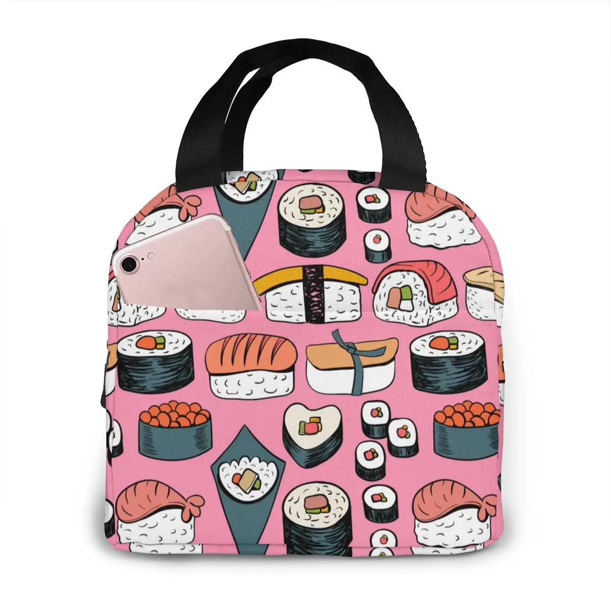 Japanese Sushi lunch bag kid women insulation portable waterproof picnic coole bag breakfast school reusable food bag new 2021
Japanese Sushi lunch bag kid women insulation portable waterproof picnic coole bag breakfast school reusable food bag new 2021