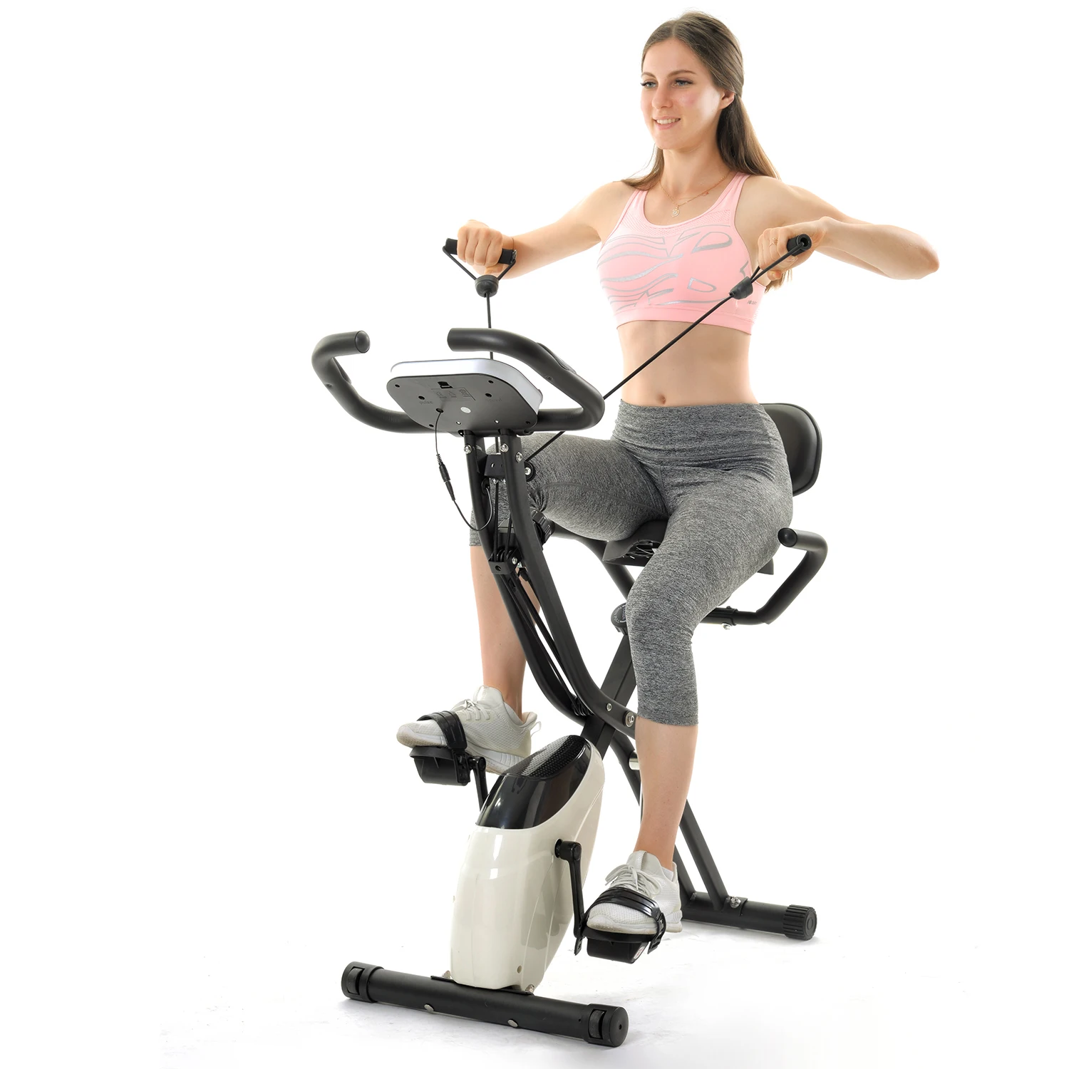 X-Bike, magnetische faltbares Fitnessfahrrad, Heimtrainer für Cardio Workout Indoor Cycling mit Traningscomputur 
X-Bike, magnetische faltbares Fitnessfahrrad, Heimtrainer für Cardio Workout Indoor Cycling mit Traningscomputur
