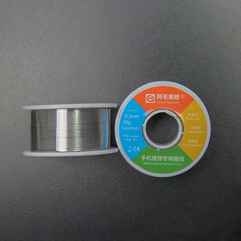 Amaoe Desoldering Braid Rosin Core Solder Wire Roll 0.5 0.6 0.3 MM Tin Wire Melt For Mobile Phone LCD Touch Glass Maintenance
Amaoe Desoldering Braid Rosin Core Solder Wire Roll 0.5 0.6 0.3 MM Tin Wire Melt For Mobile Phone LCD Touch Glass Maintenance