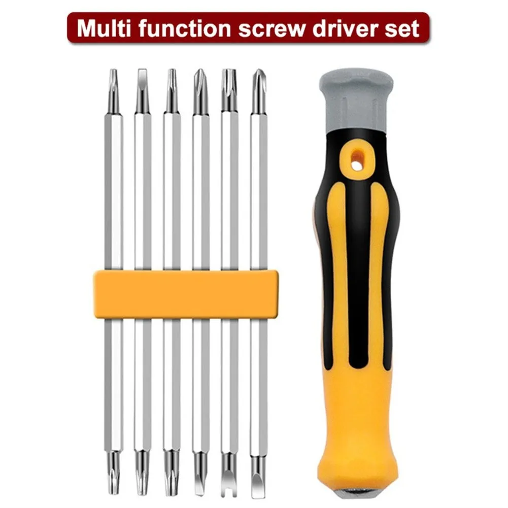 7 Pcs Household Multifunctional Strong Magnetic Screwdriver Bit Set Opening Repair Precision Insulated Hand Tool Home Improvemen
7 Pcs Household Multifunctional Strong Magnetic Screwdriver Bit Set Opening Repair Precision Insulated Hand Tool Home Improvemen