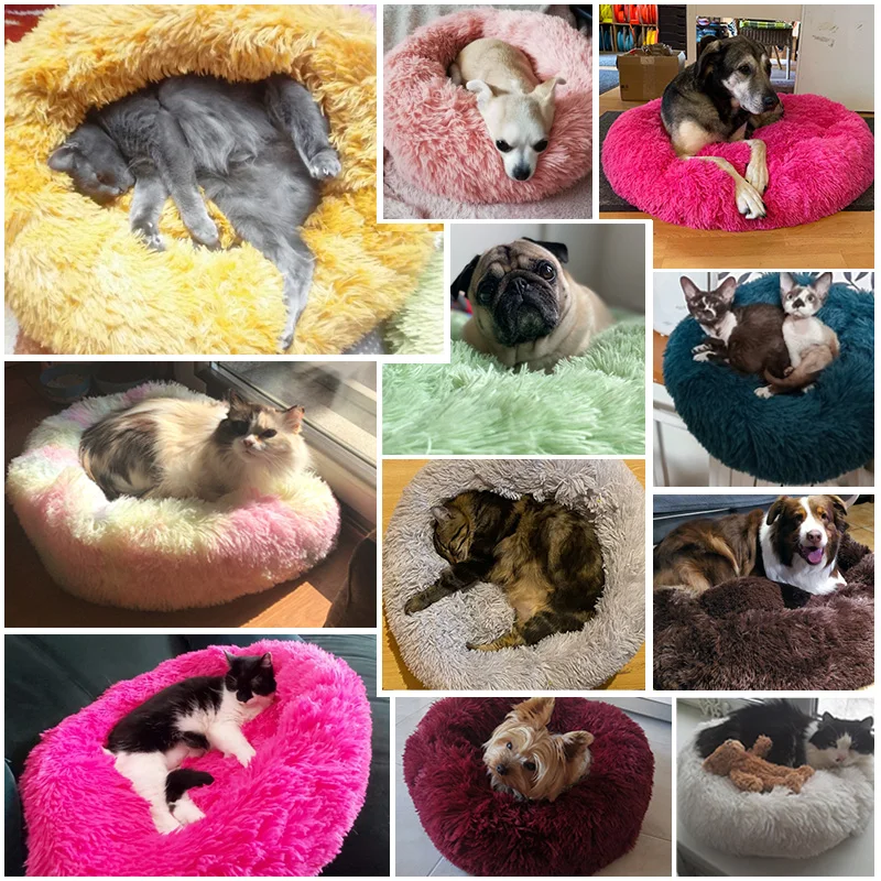 Long Plush Fluffy Pet Dog Bed Claming Dog Beds Donut Round Cat Dog Bench Soft Warm Chihuahua Kennel Large Mat Pet Supplies
Long Plush Fluffy Pet Dog Bed Claming Dog Beds Donut Round Cat Dog Bench Soft Warm Chihuahua Kennel Large Mat Pet Supplies