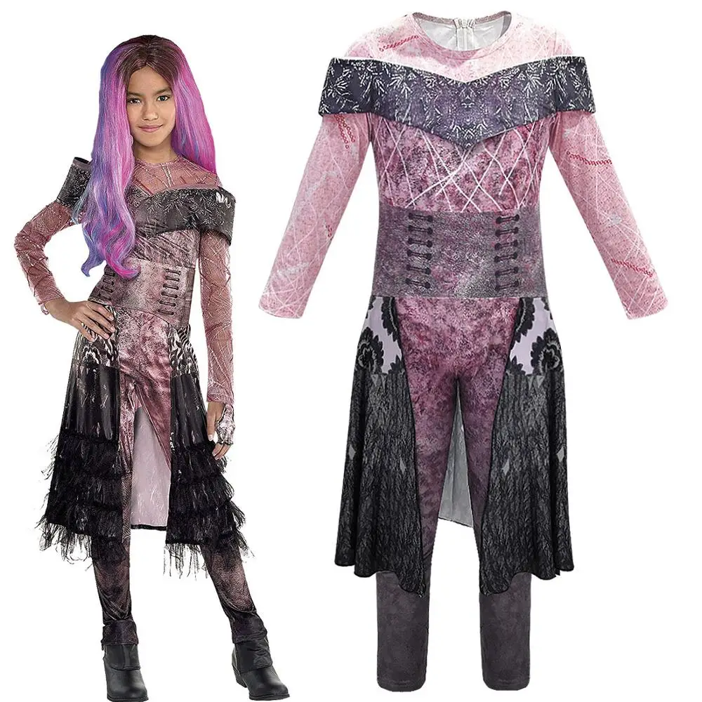 Kids Baby Girls Halloween Descendants Cosplay Jumpsuit Set 3D Printed Costume Children Masquerade dress Long sleeved
Kids Baby Girls Halloween Descendants Cosplay Jumpsuit Set 3D Printed Costume Children Masquerade dress Long sleeved
