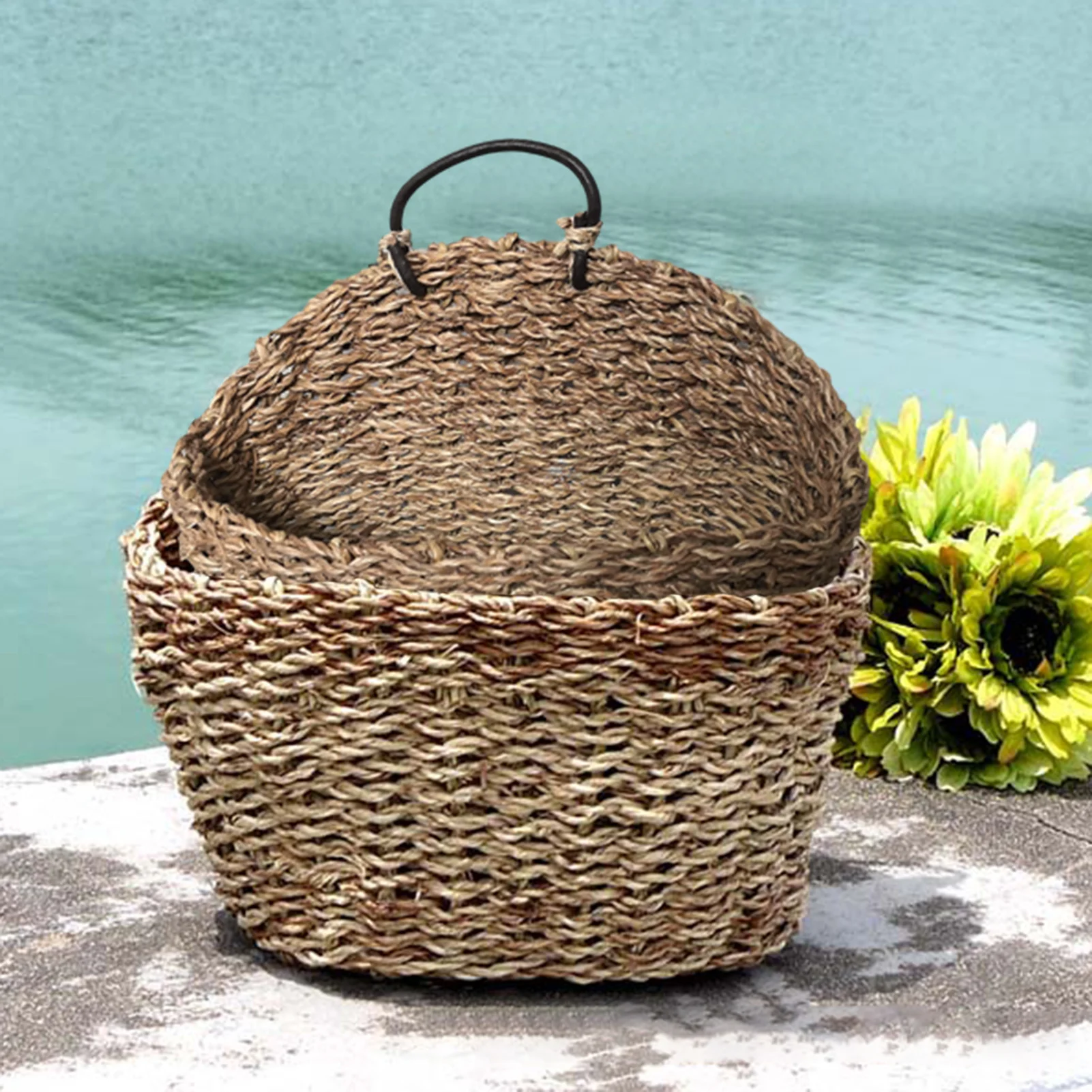 Handmade Bamboo Storage Baskets Seagrass Wicker Basket Garden Flower Pot Laundry Basket Container Toy Holder for Wall Decor
Handmade Bamboo Storage Baskets Seagrass Wicker Basket Garden Flower Pot Laundry Basket Container Toy Holder for Wall Decor