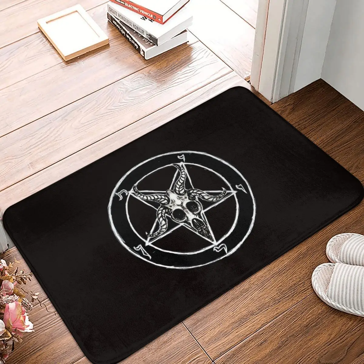 Придверный коврик Baphomet с пентаграммой, нескользящий ковер из полиэстера, для ванной, кухни, гостиной, 40x60
Придверный коврик Baphomet с пентаграммой, нескользящий ковер из полиэстера, для ванной, кухни, гостиной, 40x60