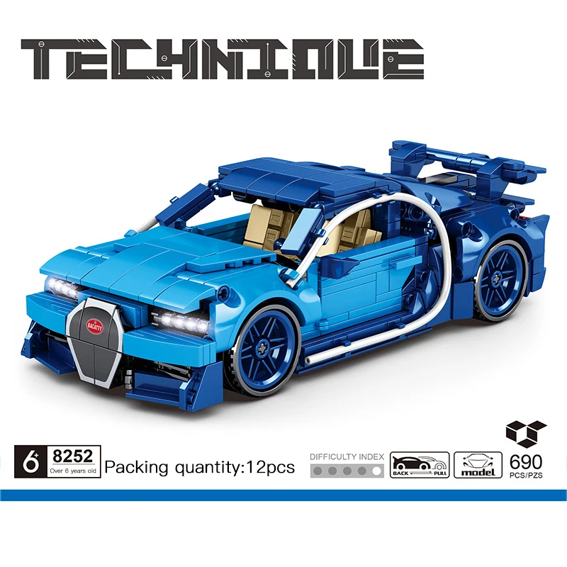 Конструктор Supercar Blue Bugattied Chironing, модель спортивного автомобиля, коллекционные игрушки для детей, подарок для друзей
Конструктор Supercar Blue Bugattied Chironing, модель спортивного автомобиля, коллекционные игрушки для детей, подарок для друзей