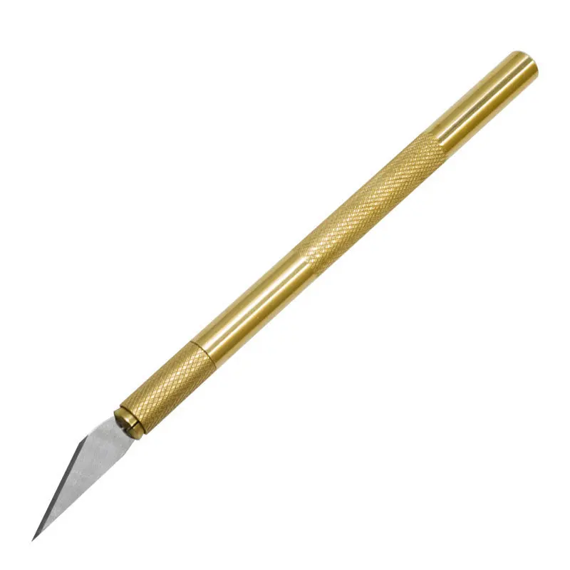 2PCS Carving Knife With Brass Handle Paper Cutting Knife Replaceable Blade 25 ° / 45 ° Double Edged Blade
2PCS Carving Knife With Brass Handle Paper Cutting Knife Replaceable Blade 25 ° / 45 ° Double Edged Blade