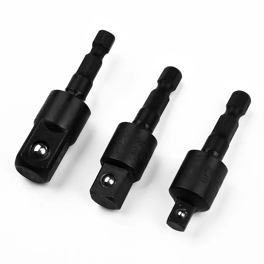 3Pcs Drill Bar Socket Adapter Impact Driver Extension Hex Shank Square Head Bits 1/4" 3/8" 1/2" Rotatable Power Tool Accessories
3Pcs Drill Bar Socket Adapter Impact Driver Extension Hex Shank Square Head Bits 1/4" 3/8" 1/2" Rotatable Power Tool Accessories