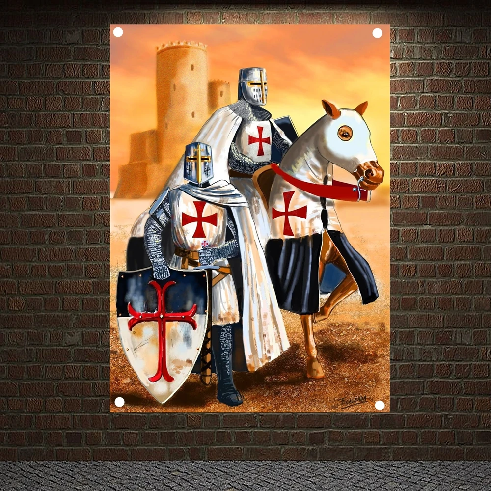 Knights Templar Armor Retro Posters Tapestry HD Wallpapers Home Decor Vintage Crusader Banner Flags Wall Hanging Ornaments Mural
Knights Templar Armor Retro Posters Tapestry HD Wallpapers Home Decor Vintage Crusader Banner Flags Wall Hanging Ornaments Mural
