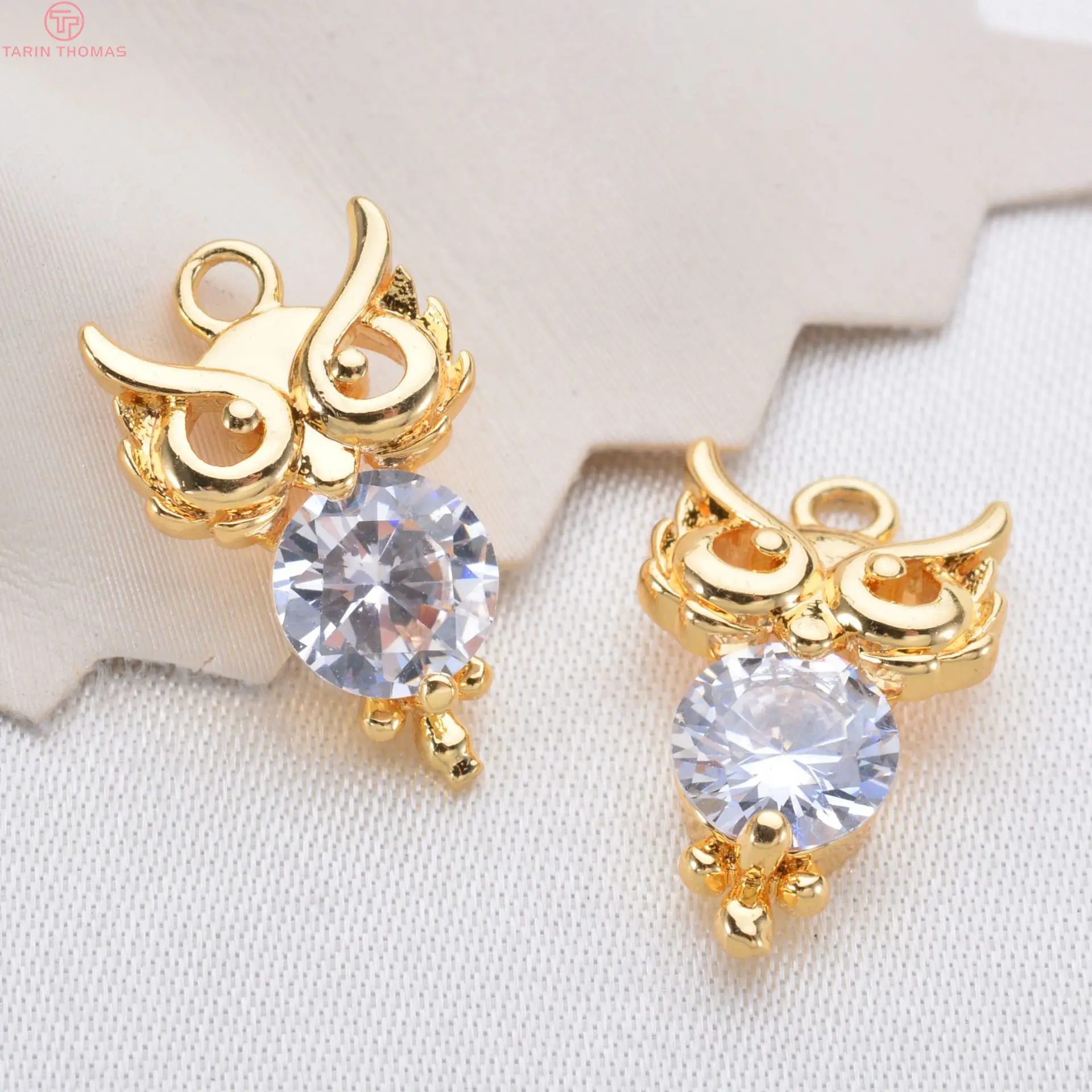 (696)6PCS 17x10MM 24K Gold Color Brass with Zircon Owl Pendants Charms High Quality Diy Jewelry Findings Accessories
(696)6PCS 17x10MM 24K Gold Color Brass with Zircon Owl Pendants Charms High Quality Diy Jewelry Findings Accessories