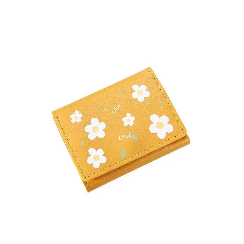 Coin Purses Women Floral-printed PU Leather Card-holder Kawaii Girls Mini Fresh Korean Student Handle Trendy Ulzzang Coins Pouch 
Coin Purses Women Floral-printed PU Leather Card-holder Kawaii Girls Mini Fresh Korean Student Handle Trendy Ulzzang Coins Pouch