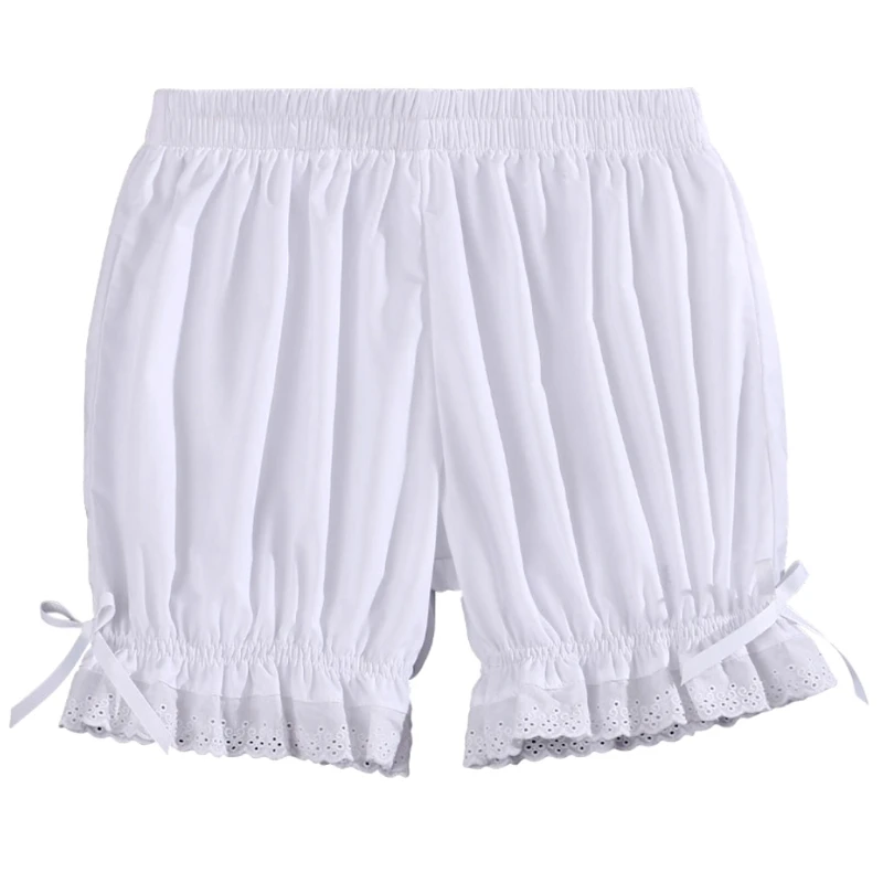 Women Vintage Victorian Gothic Bloomers Solid Color Elastic Waist Ruffles Lace Hem Loose Lolita Maid Pumpkin Shorts Security
Women Vintage Victorian Gothic Bloomers Solid Color Elastic Waist Ruffles Lace Hem Loose Lolita Maid Pumpkin Shorts Security