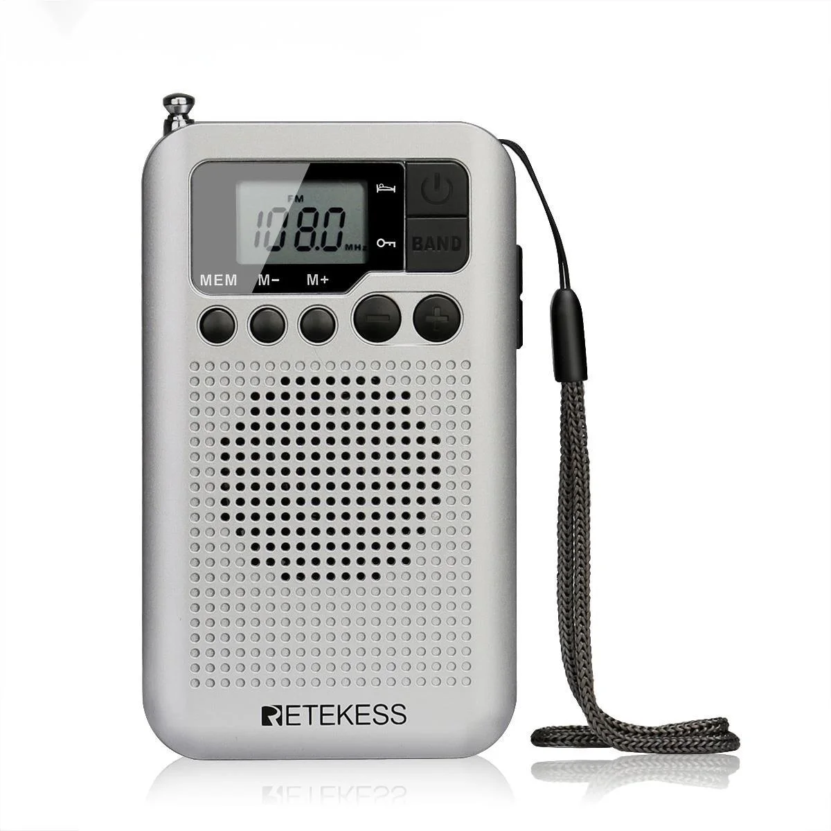 TR106 Portable FM AM Radio with LCD Display Digital Tuning Speaker Headphone Jack and Support Clock Function
TR106 Portable FM AM Radio with LCD Display Digital Tuning Speaker Headphone Jack and Support Clock Function