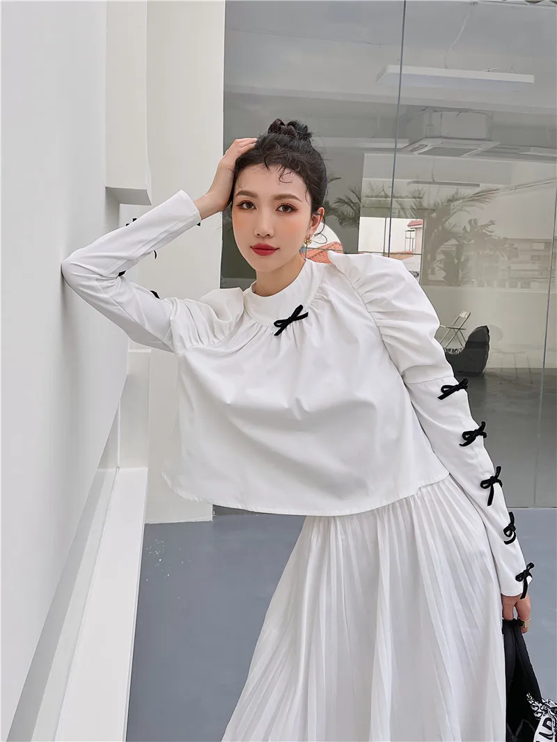 2021 New Arrival Spring Women Bow Puff Sleeve Shirt
2021 New Arrival Spring Women Bow Puff Sleeve Shirt