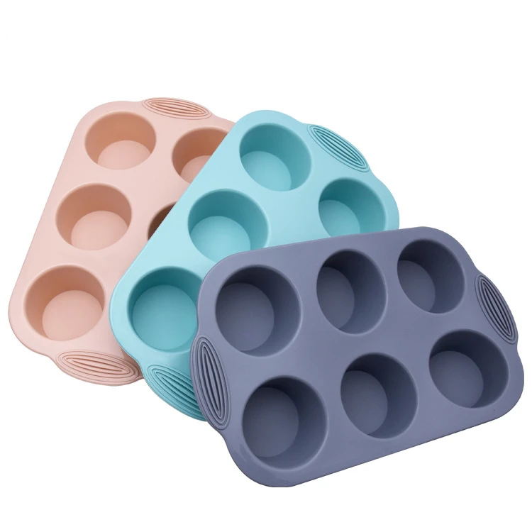 Mini Muffin 6 Holes Silicone Round Mold DIY Cupcake Cookies Fondant Baking Pan Non-Stick Pudding Steamed Cake Mold Baking Tool
Mini Muffin 6 Holes Silicone Round Mold DIY Cupcake Cookies Fondant Baking Pan Non-Stick Pudding Steamed Cake Mold Baking Tool