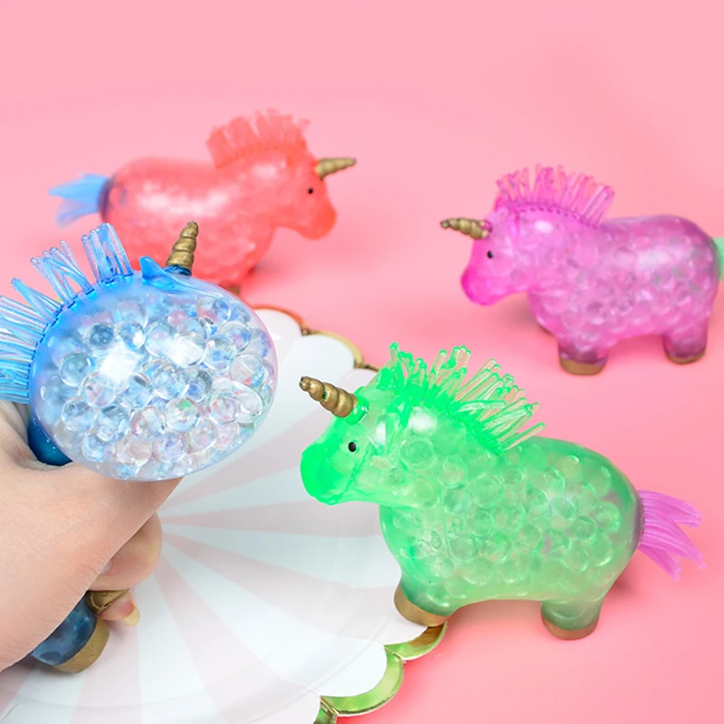Funny Whole Person Unicorn Squeeze Vent Ball Squeeze Vent Decompression Toy Unicorn Squeeze Music