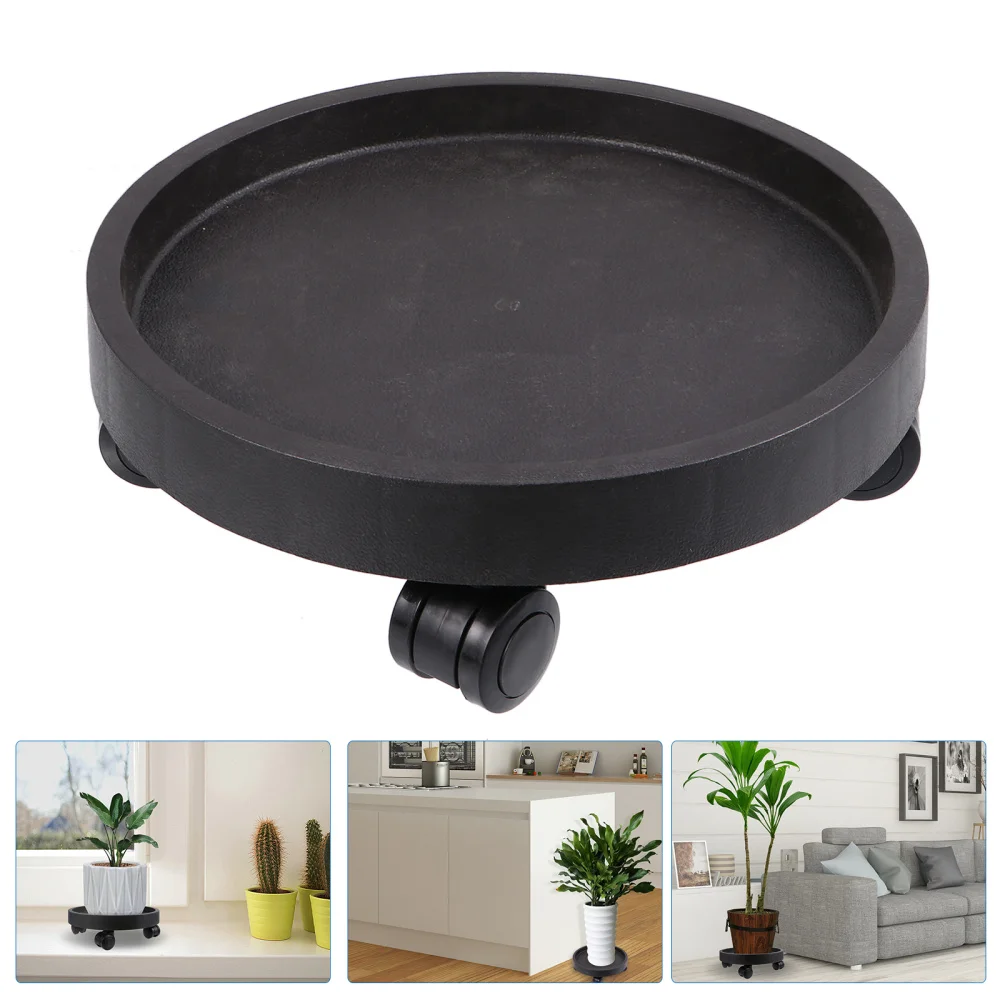 Rolling Flower Pot Stand Thickening Wheeled Planter Saucer Tray for Garden
Rolling Flower Pot Stand Thickening Wheeled Planter Saucer Tray for Garden