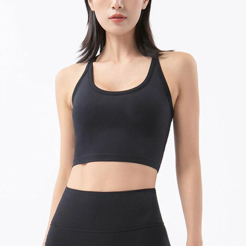 Sexy Top Women Bra Nylon Black Top Breathable Sports Bra For Women Gym Corset Bralette Removable Chest Pad Crop Top 6 Colors
Sexy Top Women Bra Nylon Black Top Breathable Sports Bra For Women Gym Corset Bralette Removable Chest Pad Crop Top 6 Colors