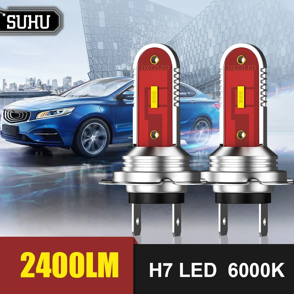 SUHU 2Pcs H7 60W 5050 CSP LED Headlight Kit 2400LM 6000K White Running Auto Fog Head Lamp Bulbs Headlights Kits Car Accessories
SUHU 2Pcs H7 60W 5050 CSP LED Headlight Kit 2400LM 6000K White Running Auto Fog Head Lamp Bulbs Headlights Kits Car Accessories