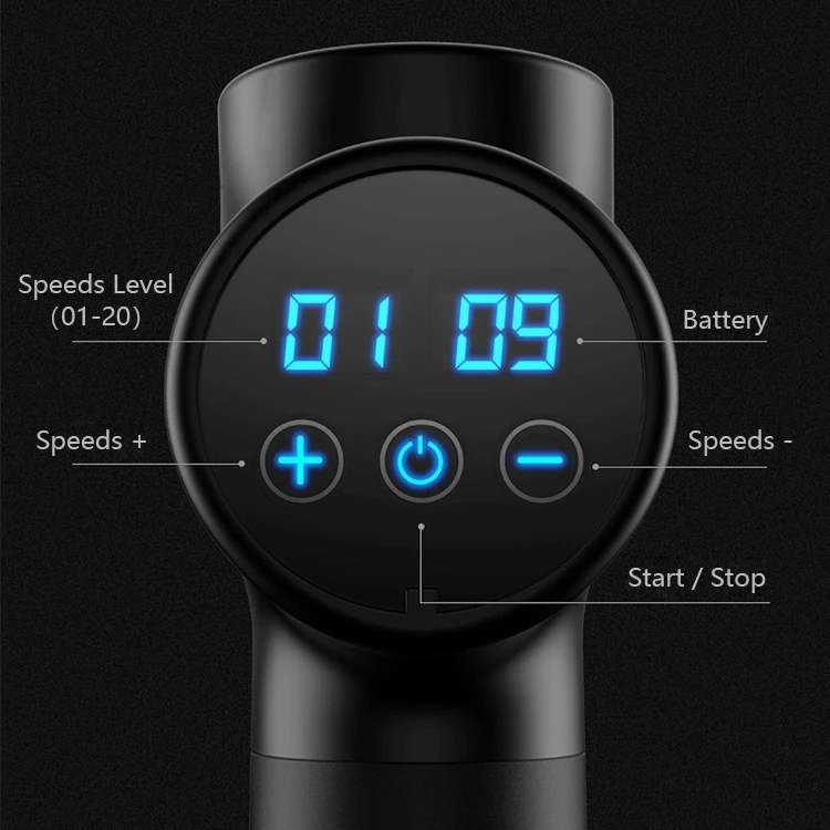 Massage Gun Deep Tissue Percussion Muscle Electric Massager Pain Relief Therapy Exercising Body Slim Shaping Fascia Mini Gun
Massage Gun Deep Tissue Percussion Muscle Electric Massager Pain Relief Therapy Exercising Body Slim Shaping Fascia Mini Gun