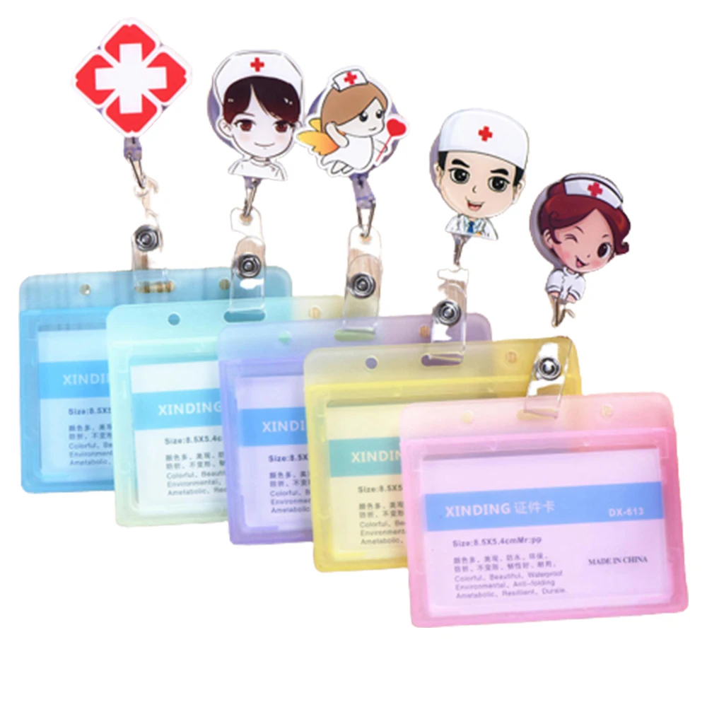 Clear Plastic Horizontal Name Tag Badge Id Card Holders & Cute Retractable Nurse Badge Reel Clip Badge Holder With Pvc Straps
Clear Plastic Horizontal Name Tag Badge Id Card Holders & Cute Retractable Nurse Badge Reel Clip Badge Holder With Pvc Straps